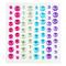 12 Packs: 72 ct. (864 total) Multicolored Rhinestone Stickers by Recollections™